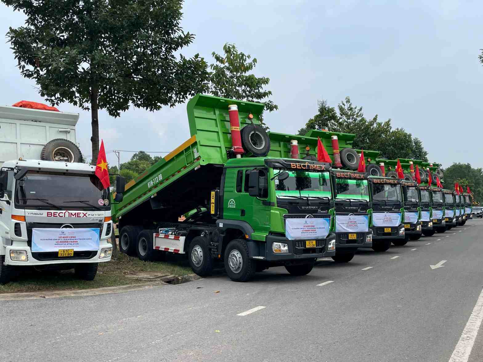 Dự án đã được khởi công, các nhà thầu đang khẩn trương triển khai xây dựng. Ảnh: Đình Trọng